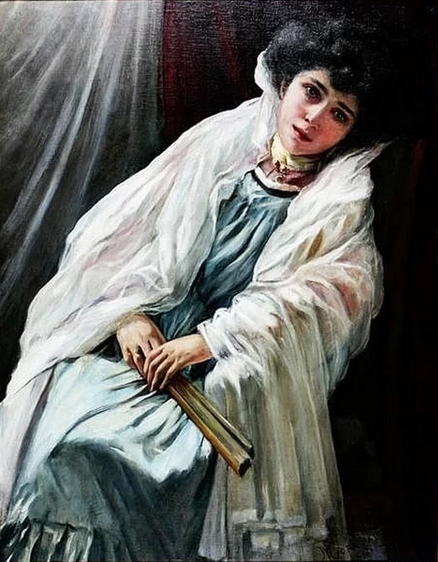 Ritratto di nobile veneziana, 1878